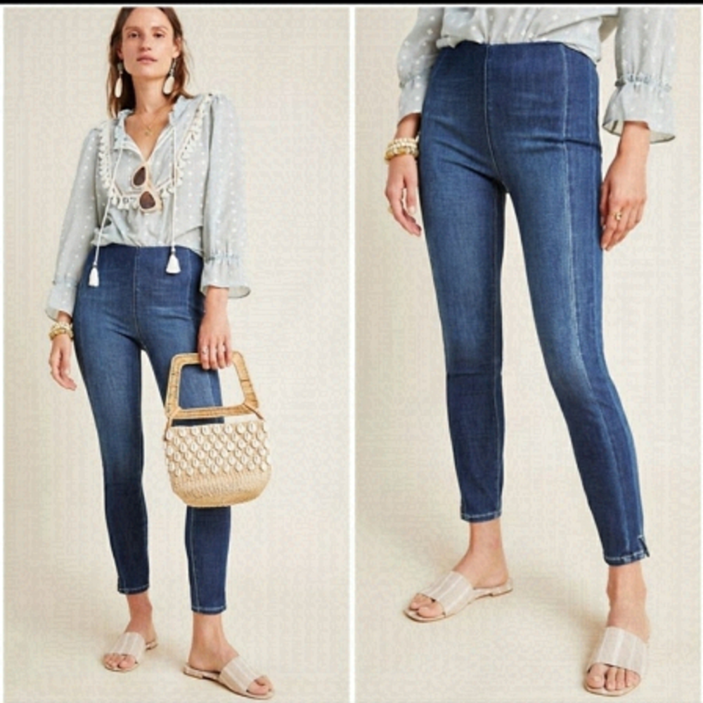 Pilcro and the Letterpress high rise denim skinny